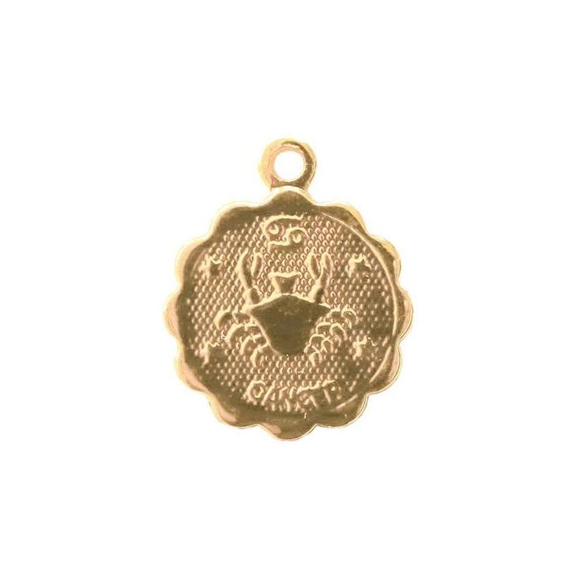 Fine Gold Astro Medal - Cancer
