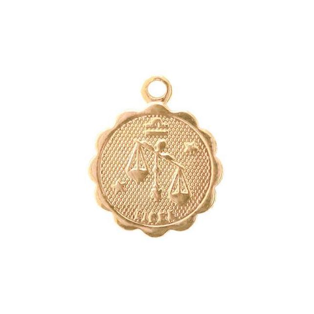 Fine Gold Astro Medal - Libra