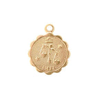Fine Gold Astro Medal - Libra