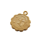 Fine Gold Astro Medal - Sagittarius