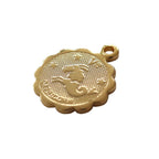Fine Gold Astro Medal - Capricorn