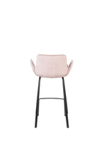 Brit - Lote de 2 Taburetes de Bar & de Mostrador - Poliéster - Rosa