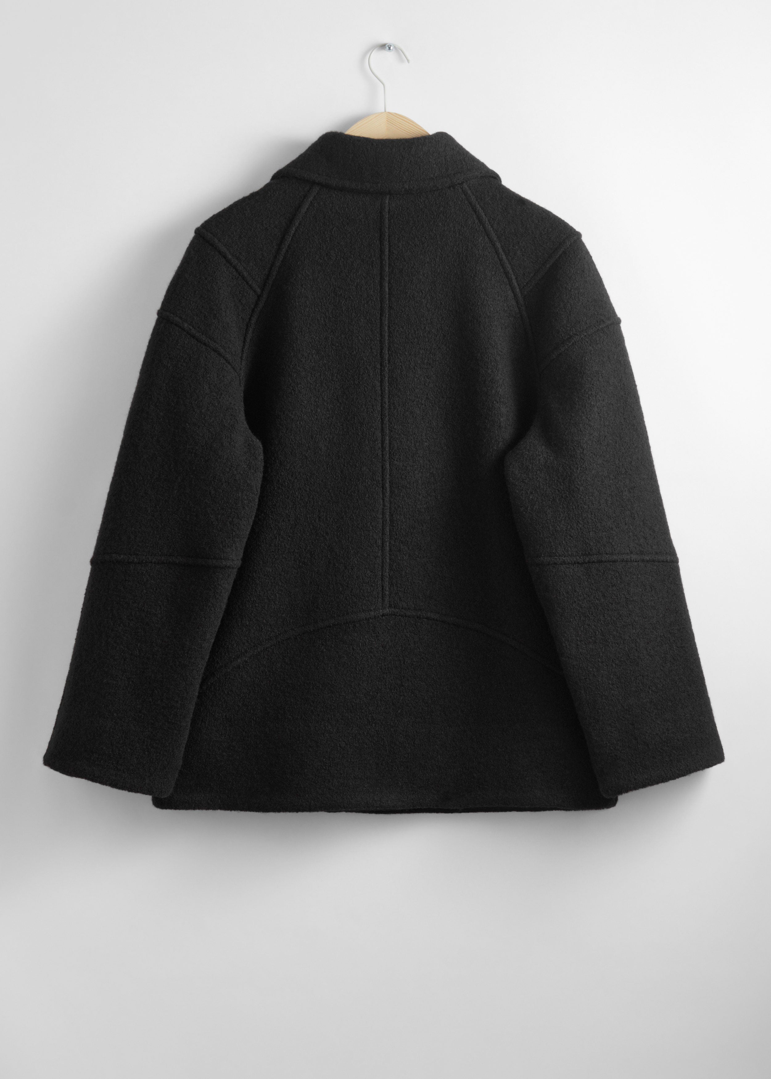 Jacket St Jodie Wool Biker Jkt - Black - Women