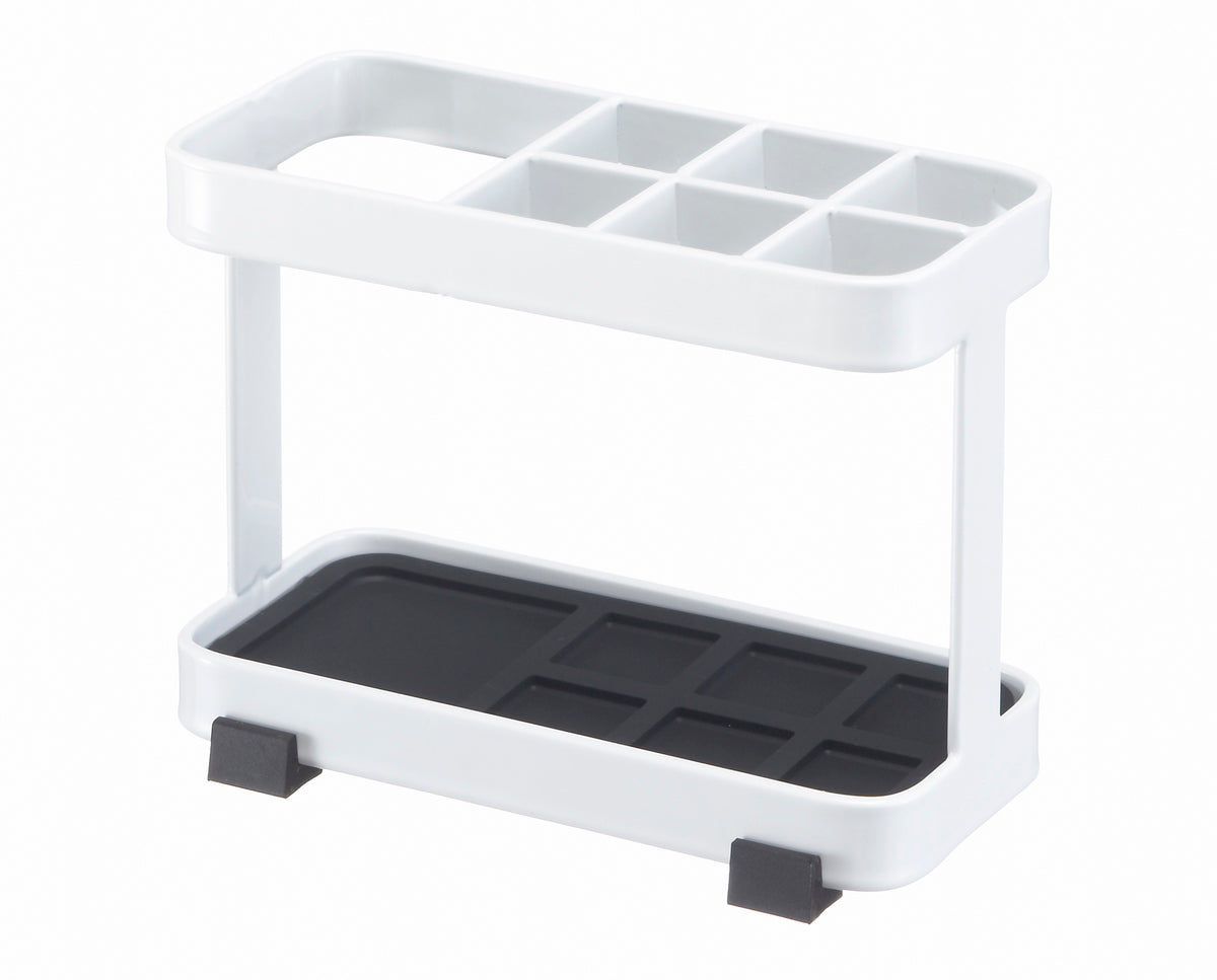Toothbrush Holder - Tower - White