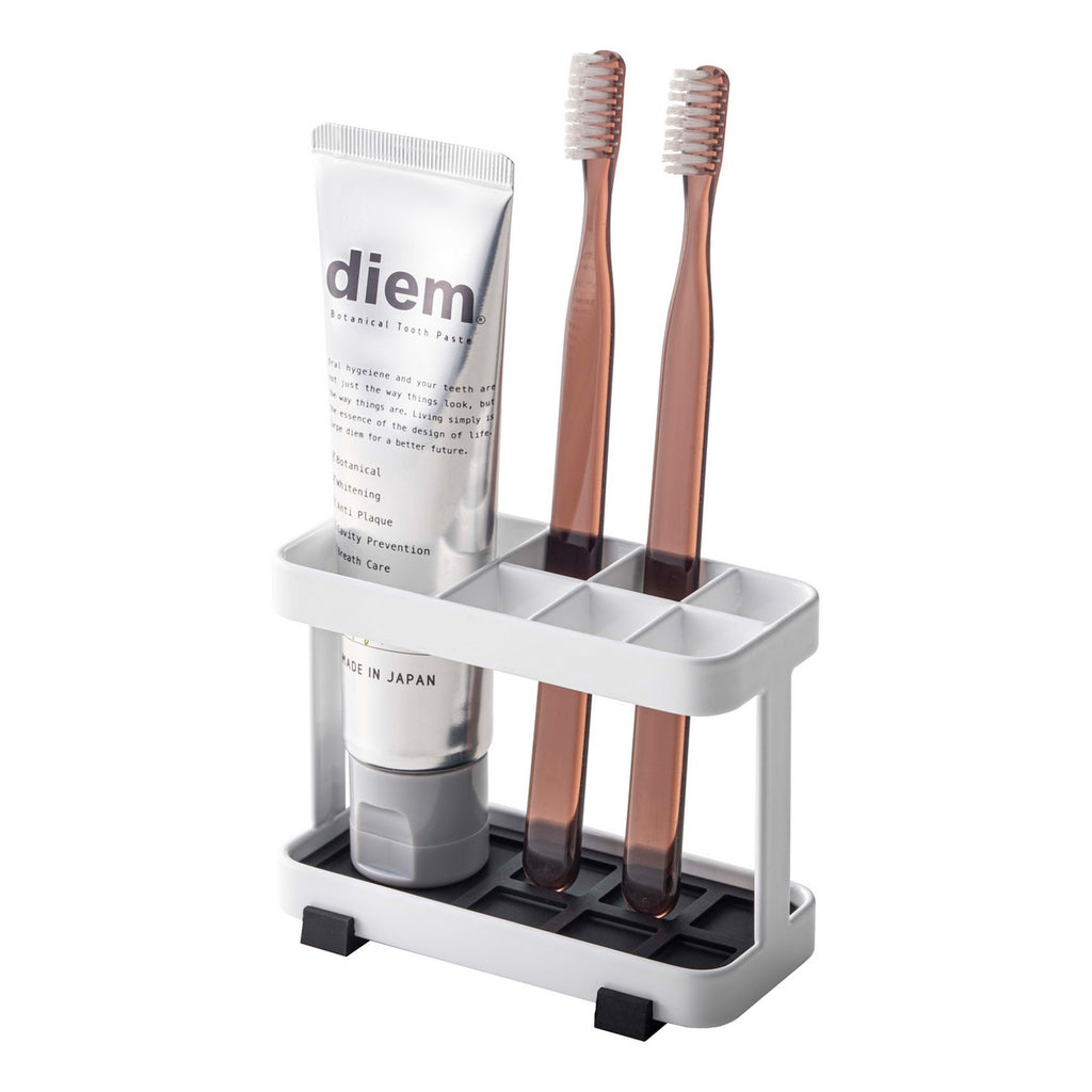 Toothbrush Holder - Tower - White
