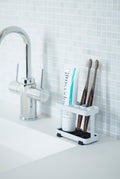 Toothbrush Holder - Tower - White