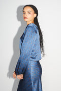 Blouse Daisy Cache Cœur RéversibHalo Blue - Bleu