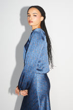 Blouse Daisy Cache Cœur RéversibHalo Blue - Bleu