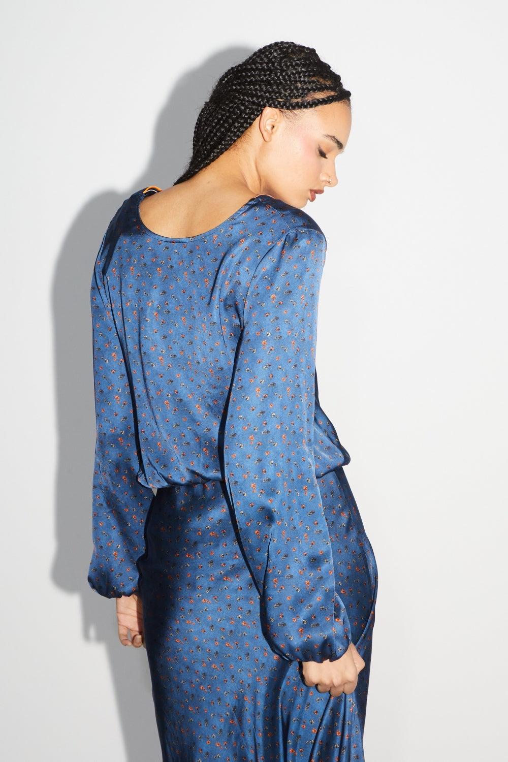 Blouse Daisy Cache Cœur RéversibHalo Blue - Bleu