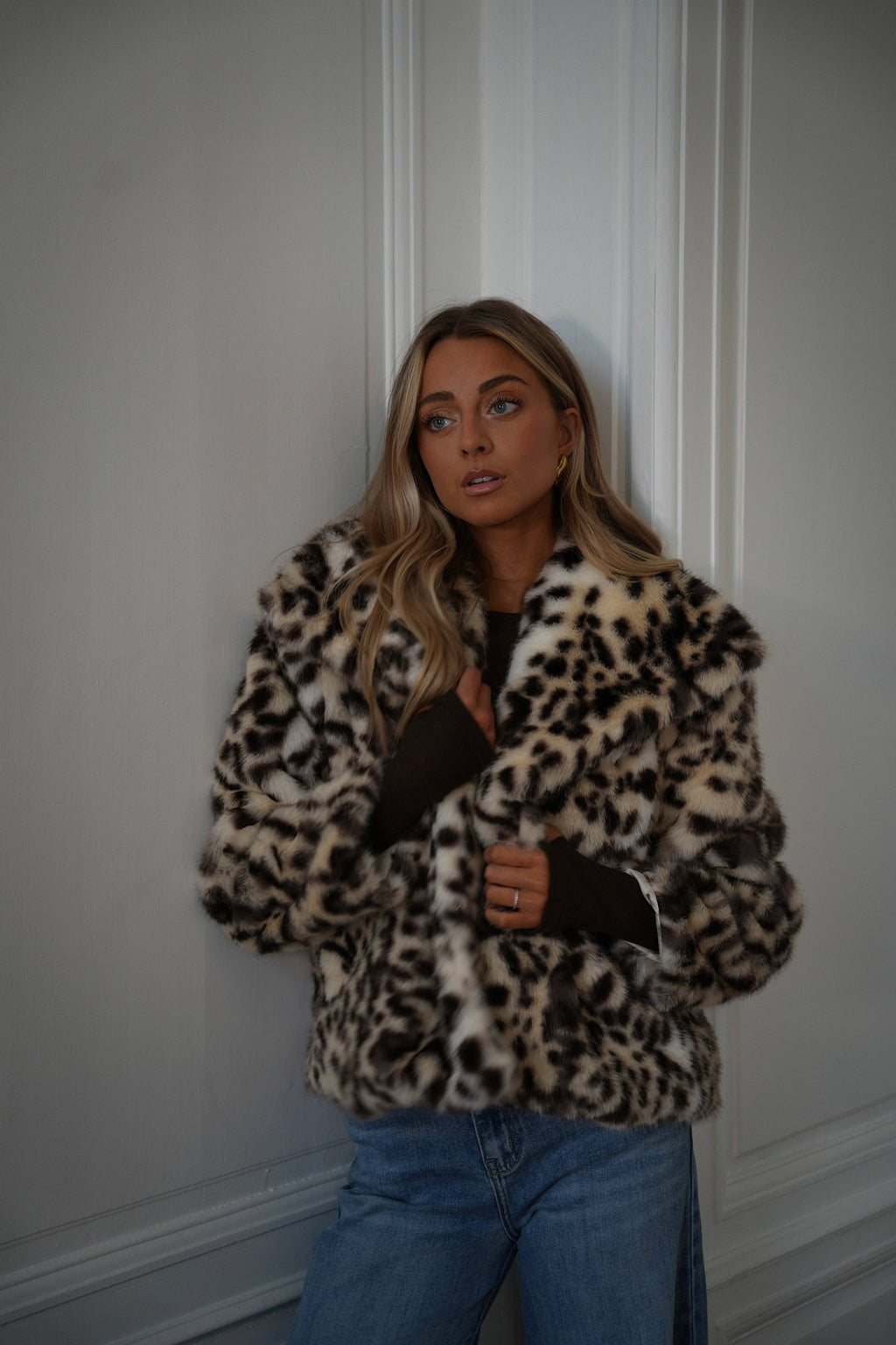 Manteau Fourrure Jina - Léopard