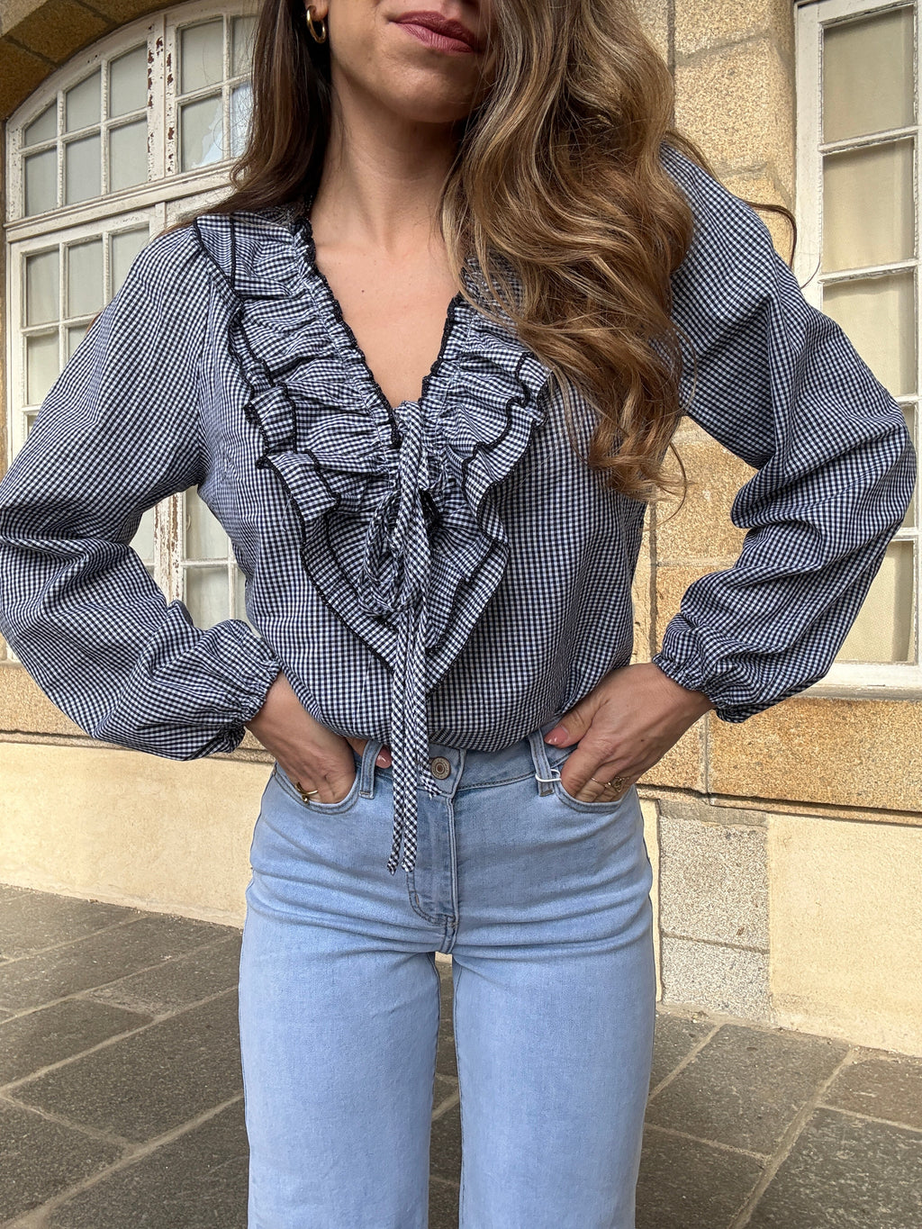 Blouse Stella Vichy Bleu Marine
