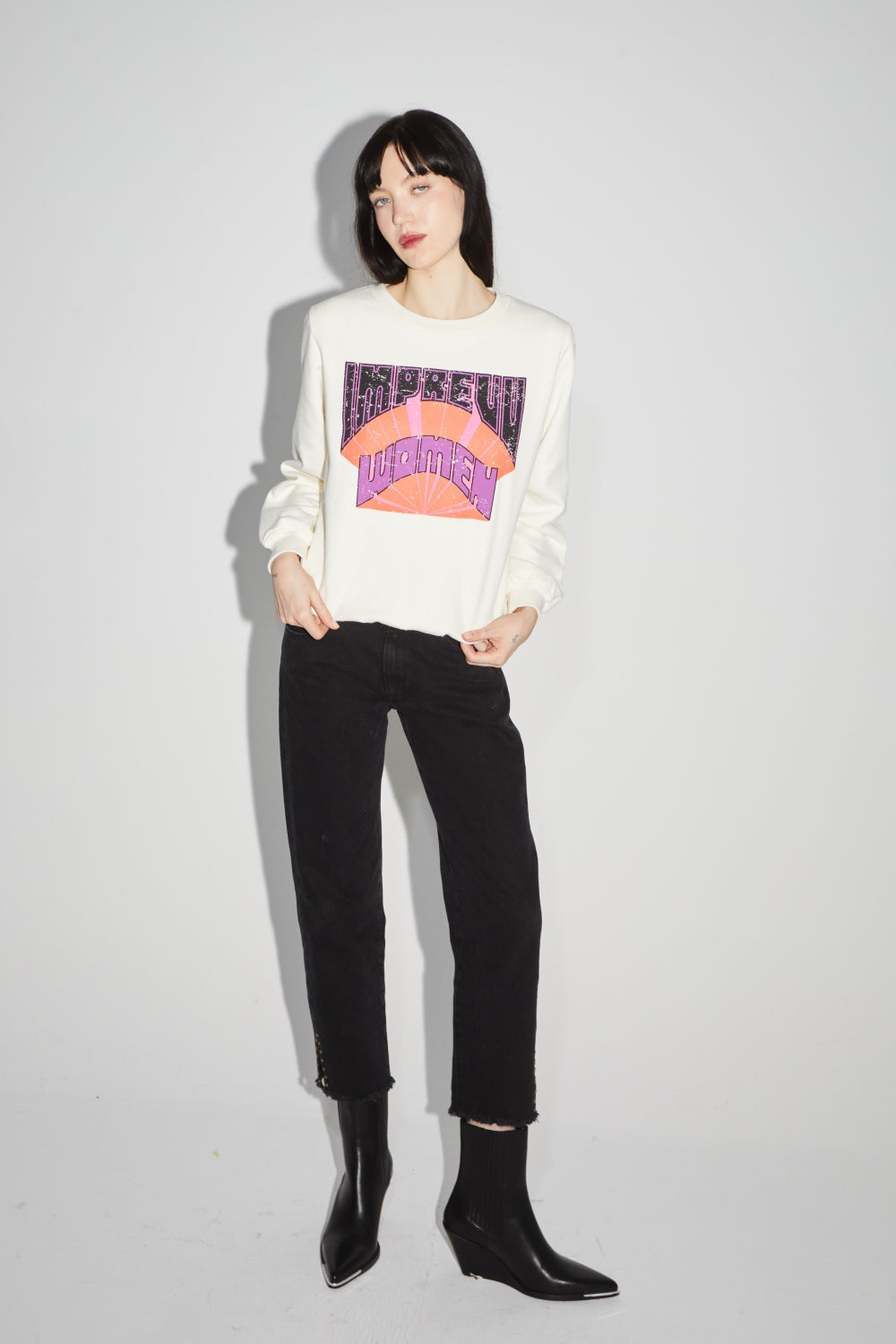 Sweatshirt Eddie Imprevu Women - Weiß