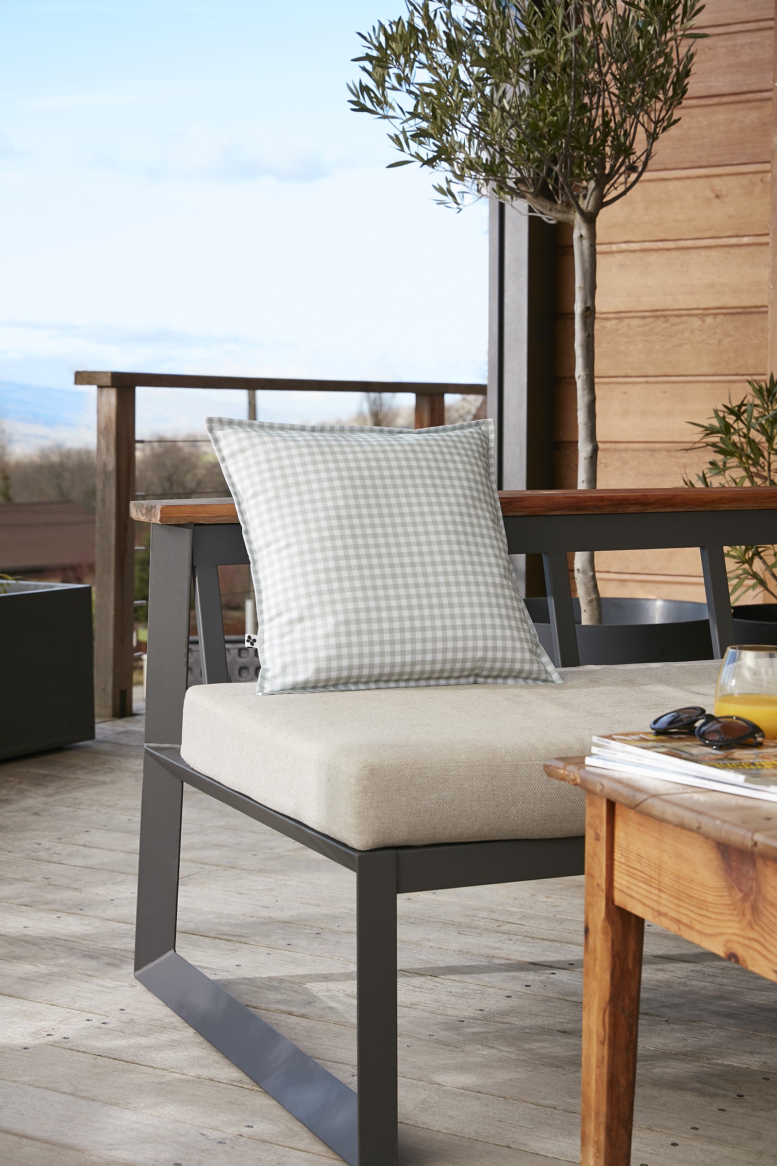 Cushion Cover - Polyester - Vickie Eucalyptus