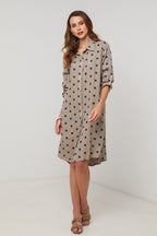 Robe - Taupe - Femme