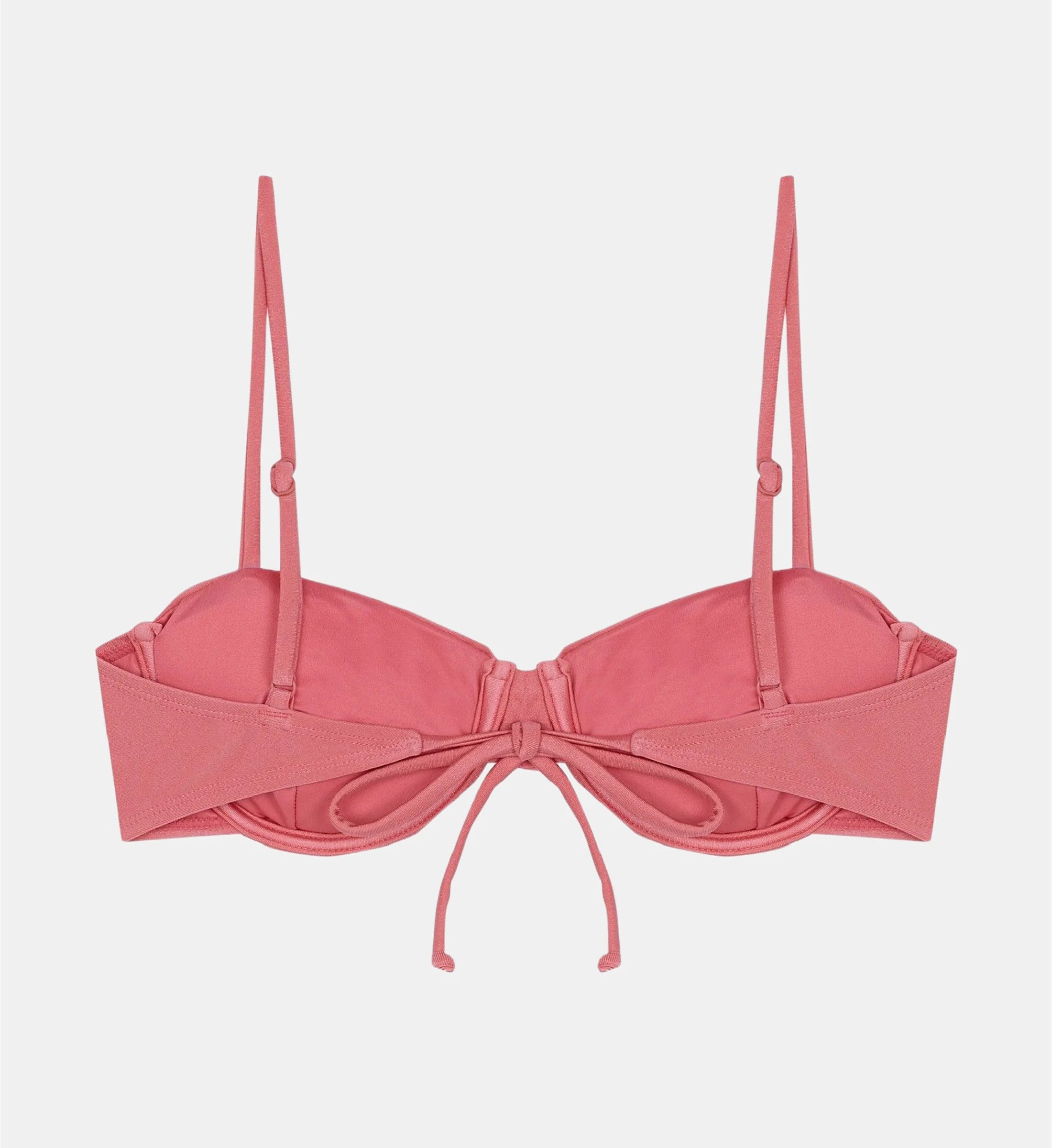 Rosé Balconette Bikini Top - Pink
