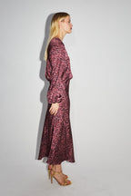 The Daisy Reversible Wrap-around Blouse Néoléo Bordeaux