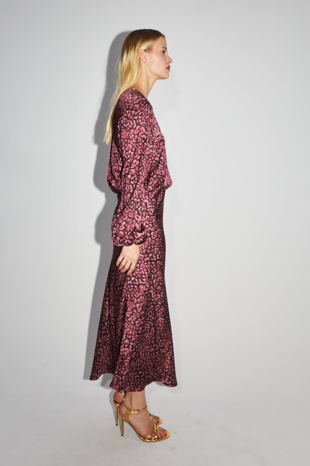 The Daisy Reversible Wrap-around Blouse Néoléo Bordeaux