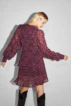 The Bianca Néoléo Burgundy Dress