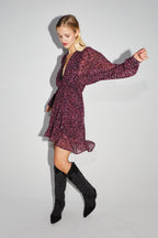 The Bianca Néoléo Burgundy Dress