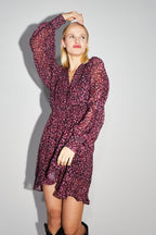 The Bianca Néoléo Burgundy Dress