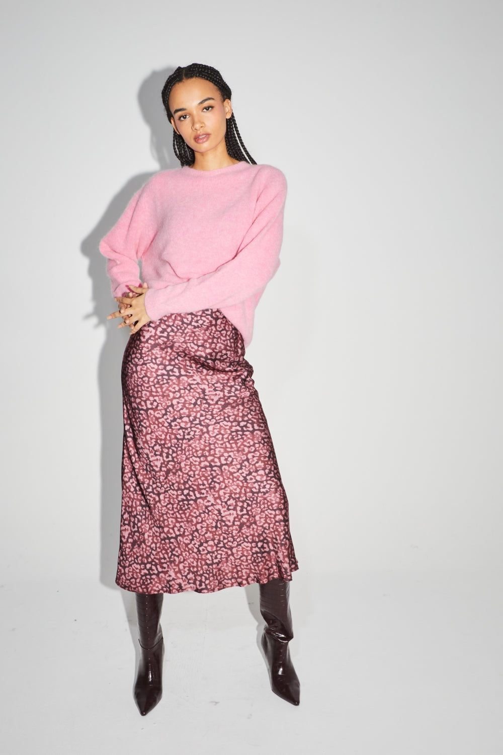 The Mermaid Skirt Serena Léonéo Bordeaux