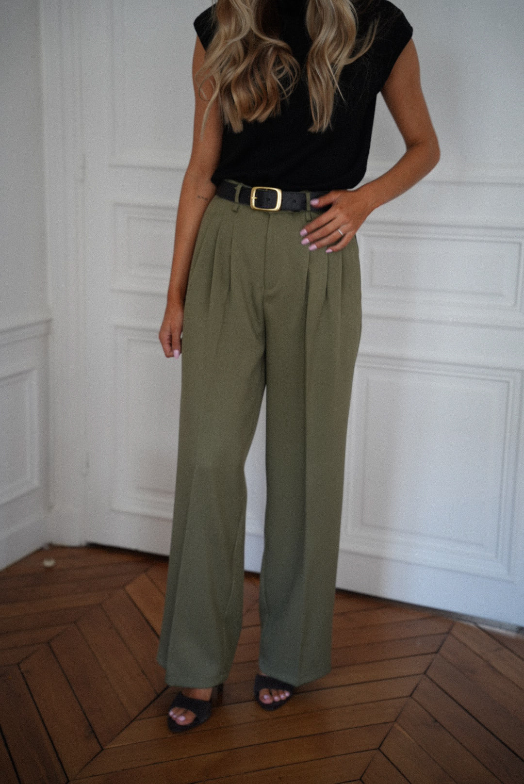 Pantalon Droit Achille - Kaki
