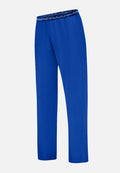 Bas De Pyjama Long Indomptable En Coton - Bleu Nautique