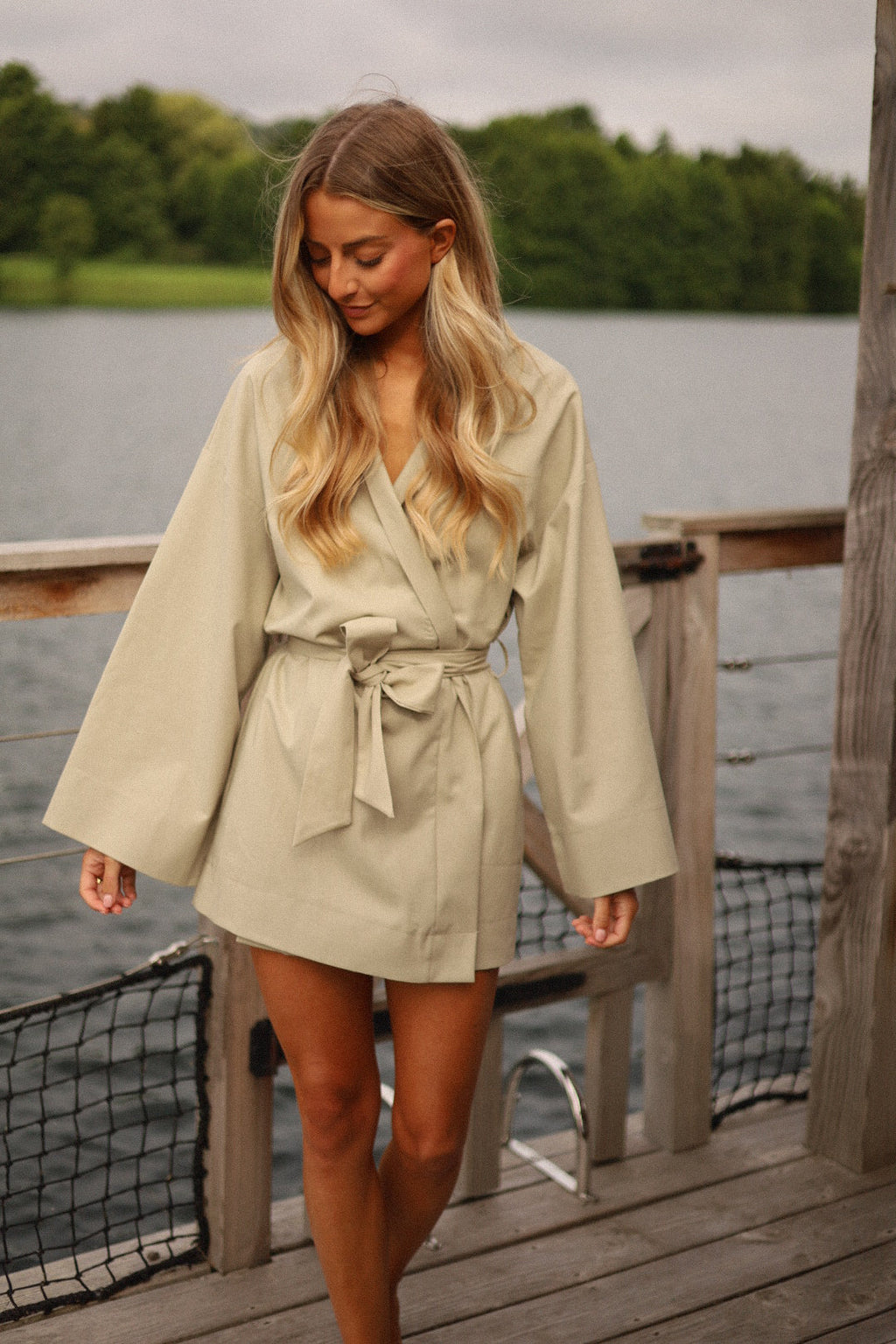 Robe Cache Cœur Marcy - Kaki