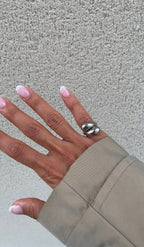 Chunky Embrace Signet Ring