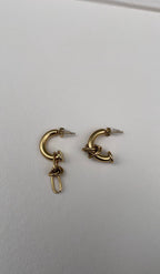 Oorbellen Thin Asymmetric Knot