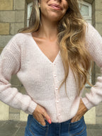 Alice Pink Wool Cardigan