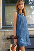 Robe Agathe Denim Foncé