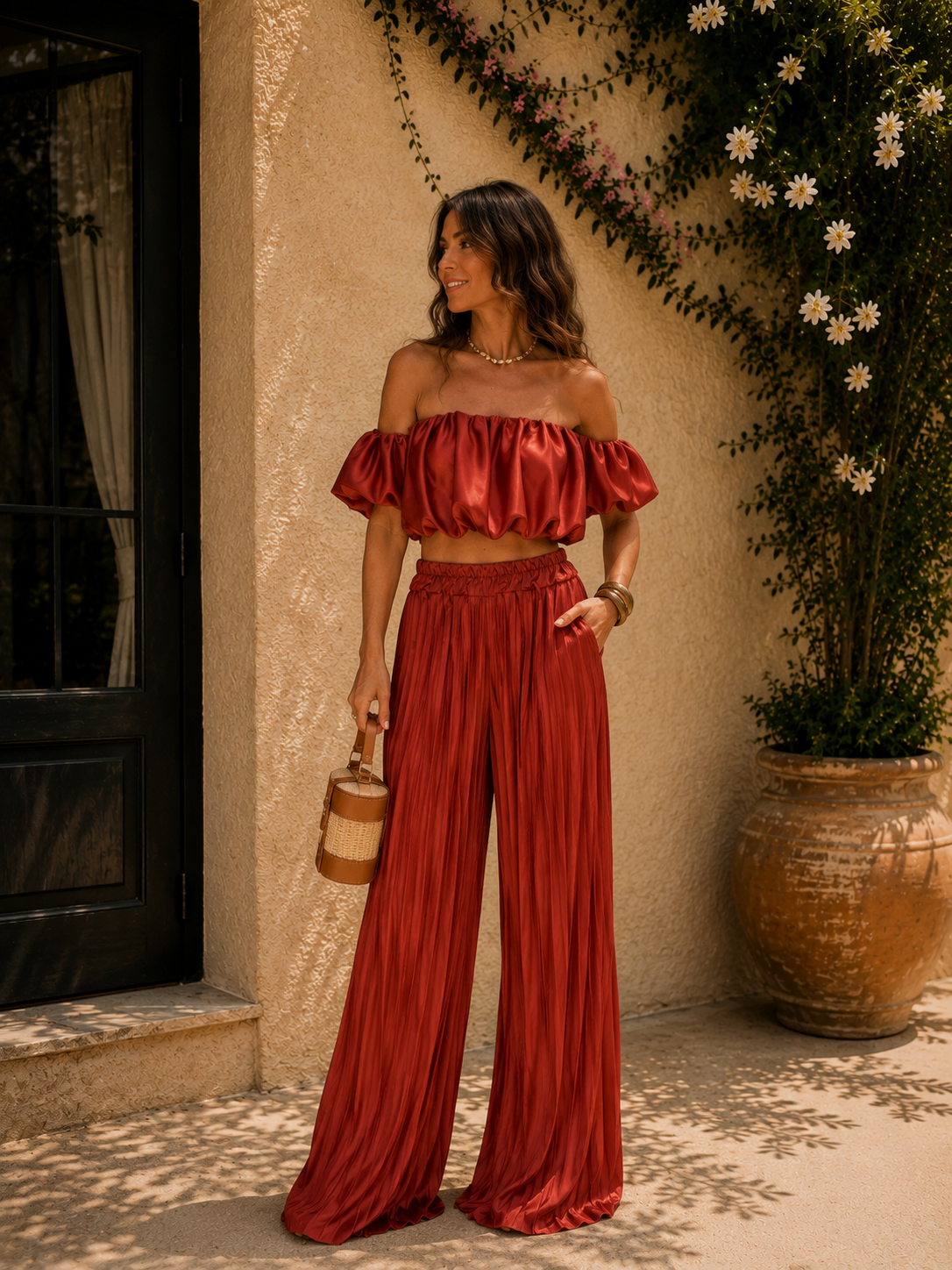 Conjunto Giselle 2P - Terracota