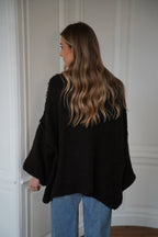 Pull Ample Liliane - Chocolat