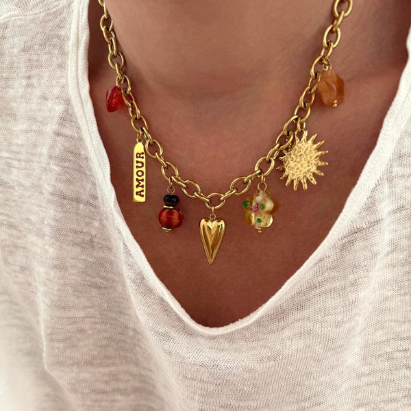 Collier "Agafay" Acier