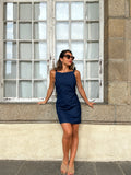 Robe Olga Bleue
