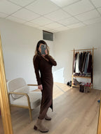 Chocolate Roman Dress