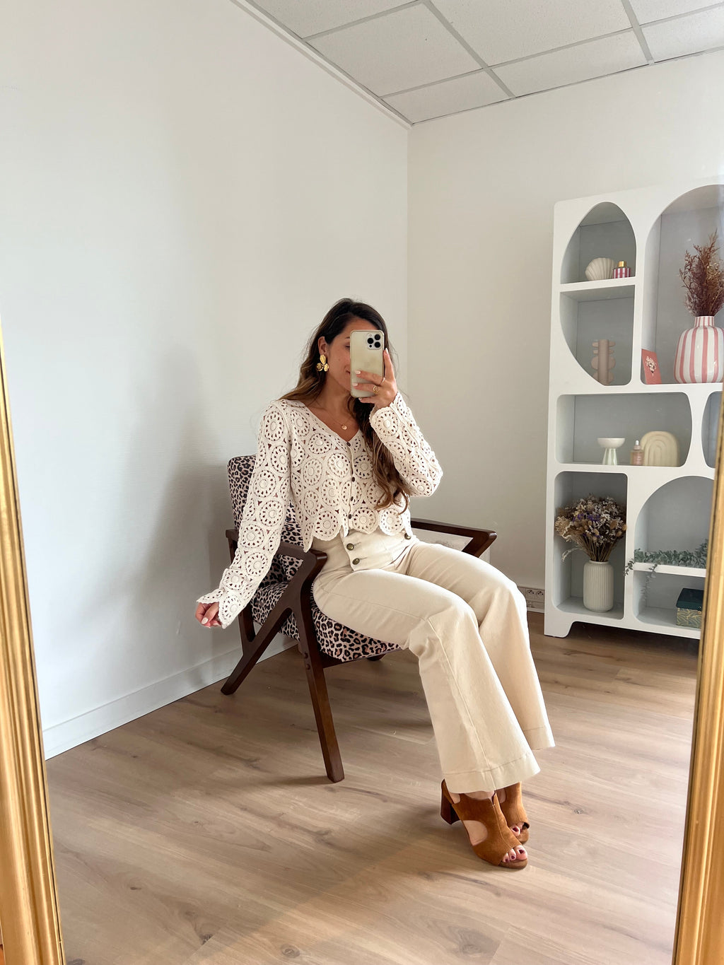 Victorine Jeans Beige