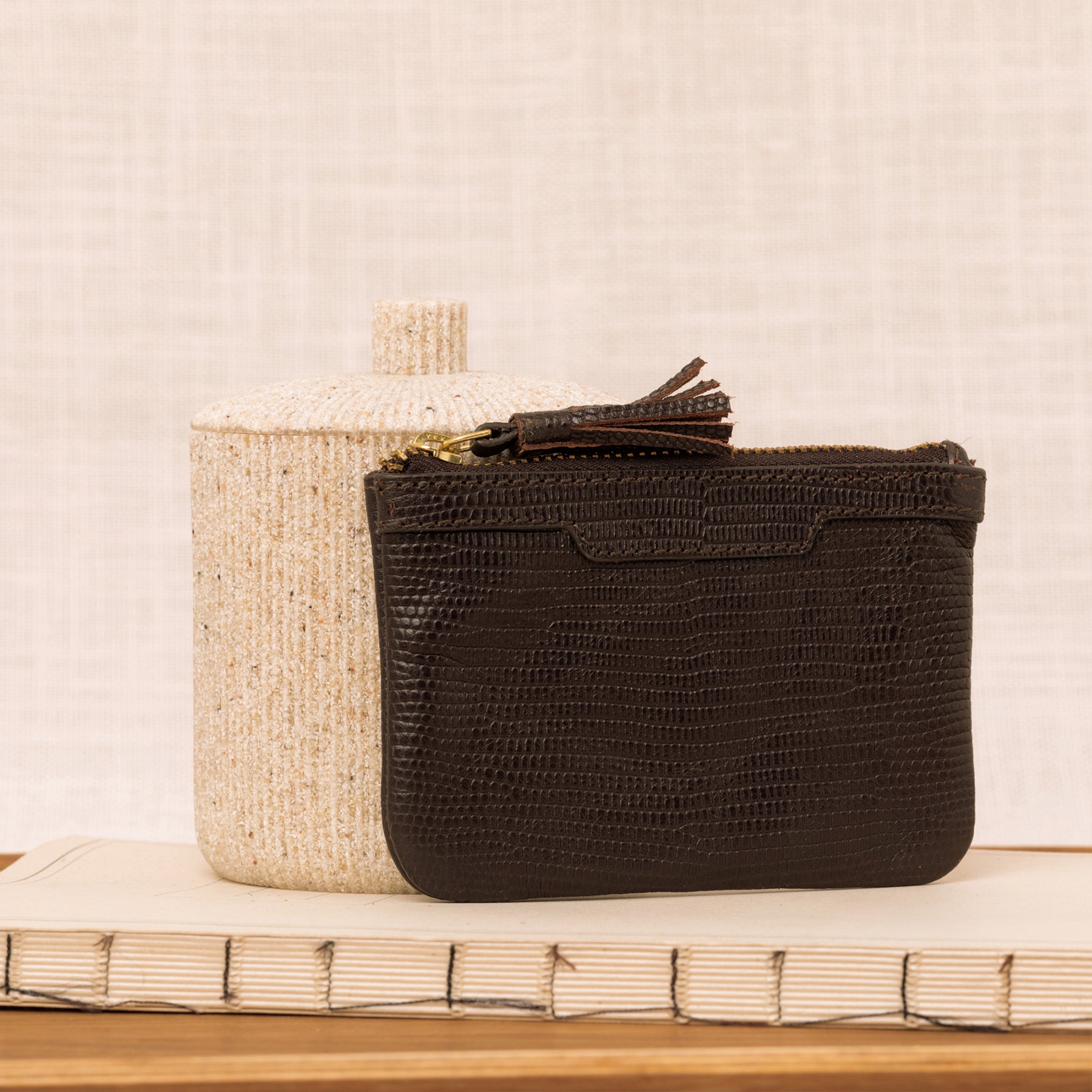 Cartera Misha - Lagarto Ganache