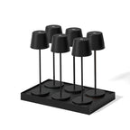 Kelly - Lampe De Table Sans Fil - Acier - Noir