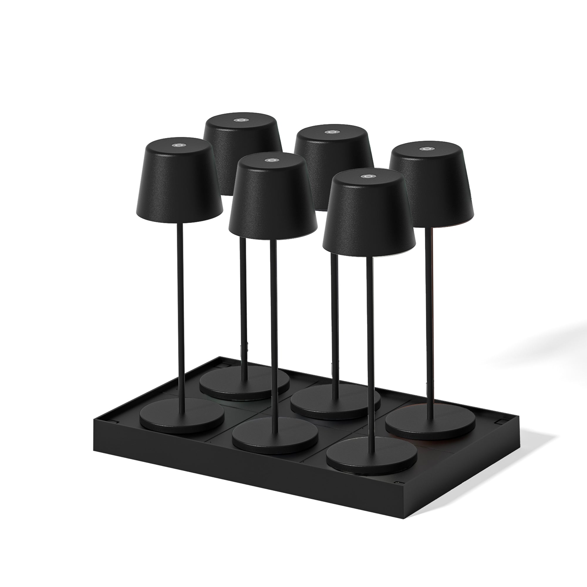 Kelly - Lampe De Table Sans Fil - Acier - Noir