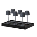 Kelly Mini - Lámpara de mesa inalámbrica - Acero - Gris antracita