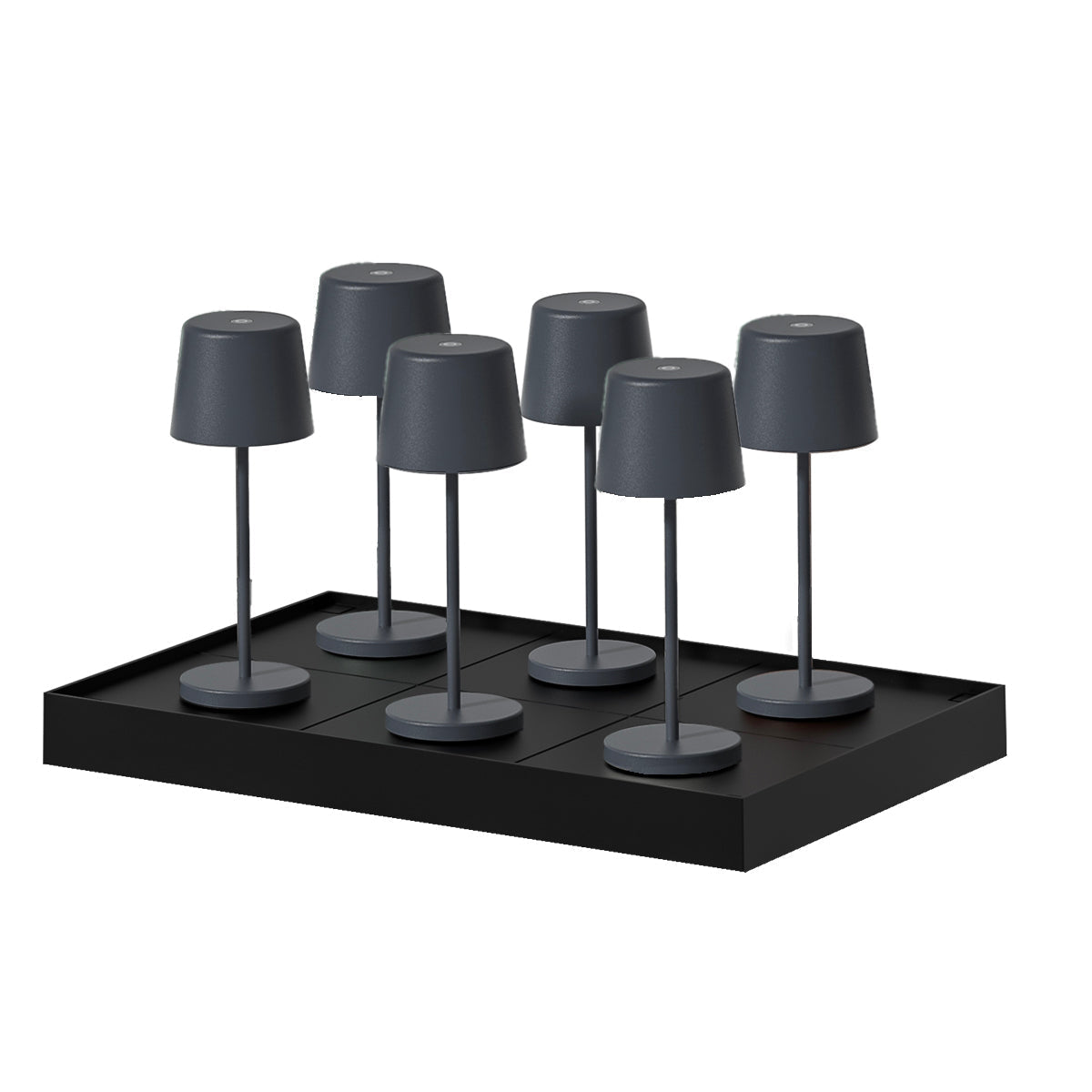Kelly Mini - Lámpara de mesa inalámbrica - Acero - Gris antracita