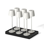 Kelly - Lampe De Table Sans Fil - Acier - Blanc