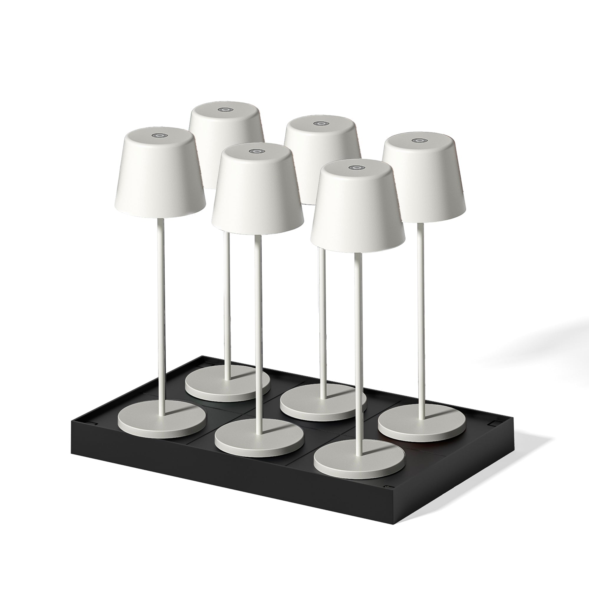 Kelly - Lampe De Table Sans Fil - Acier - Blanc
