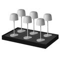 Sophia - Lampe De Table Sans Fil - Acier - Gris