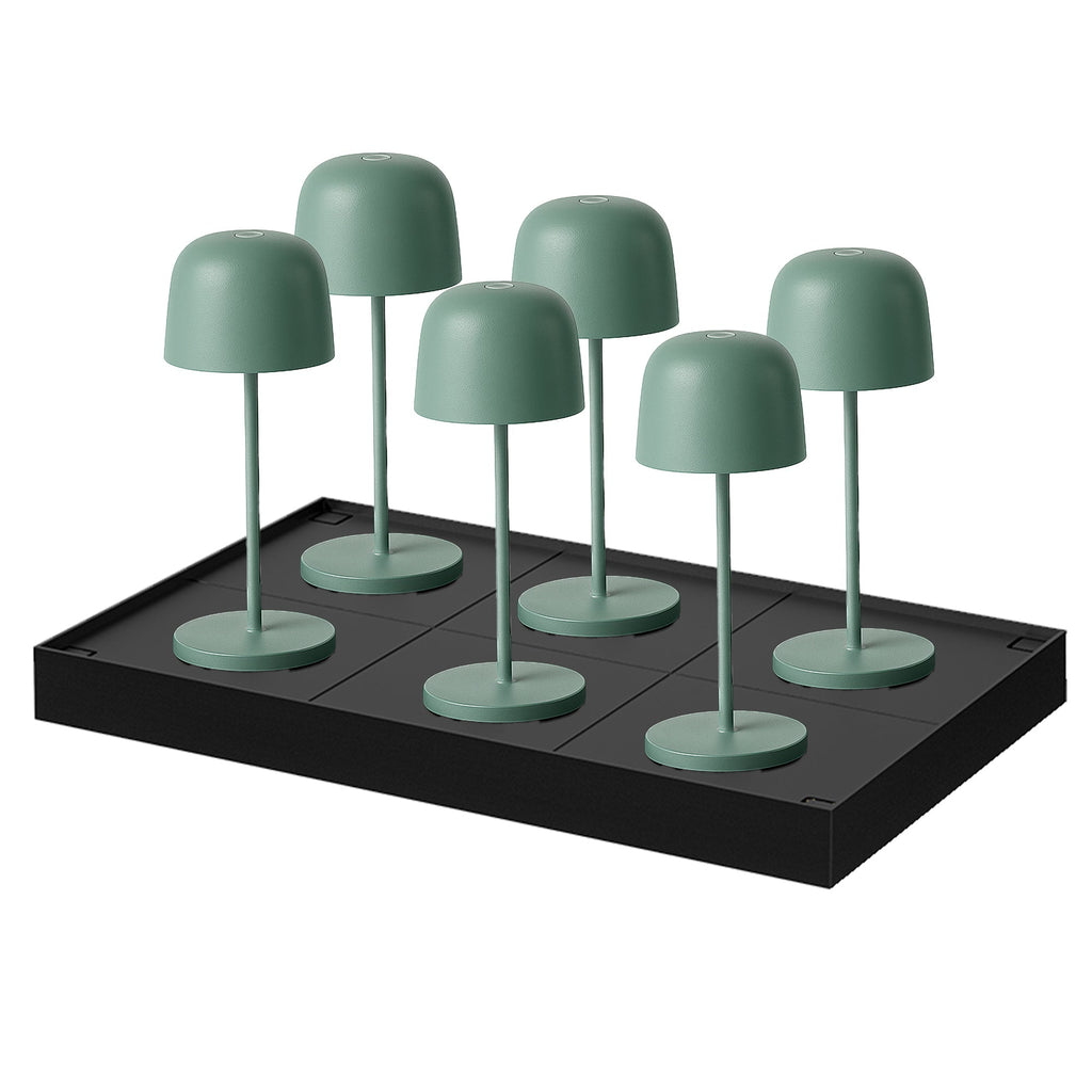 Sophia - Lámpara de mesa inalámbrica - Acero - Verde