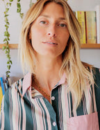 Camicia Verde e Rosa Shimo