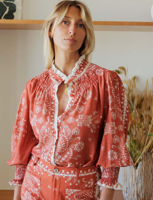 Camisa Terracota Leona