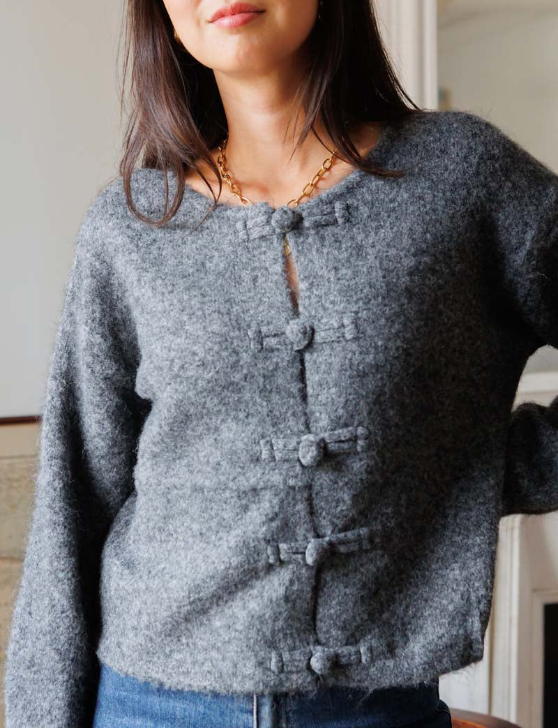 Cardigan Grigio Adam